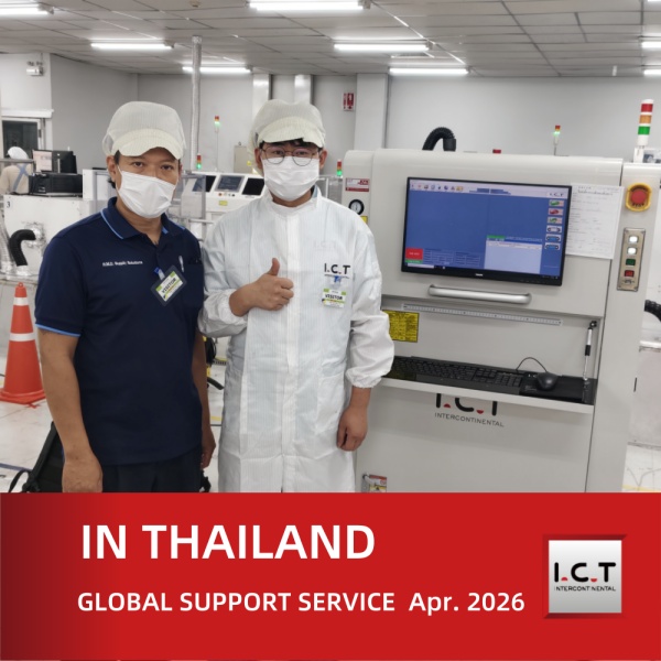 ICT globális műszaki támogatás a lézeres jelölőgépek telepítéséhez Thaiföldön